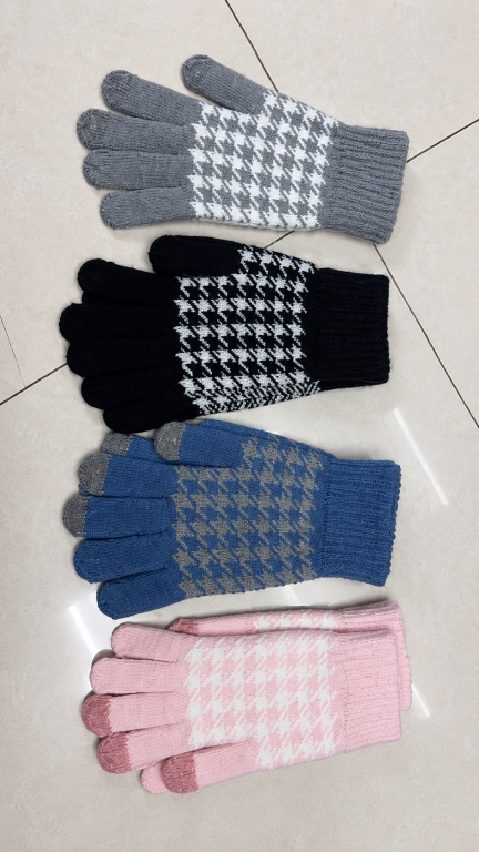 F Luva Pied de Poule Winter F-DS-6443 Diversas Cores Pac C/12, Colocar no Carrinho Somente Multiplos do Pac.