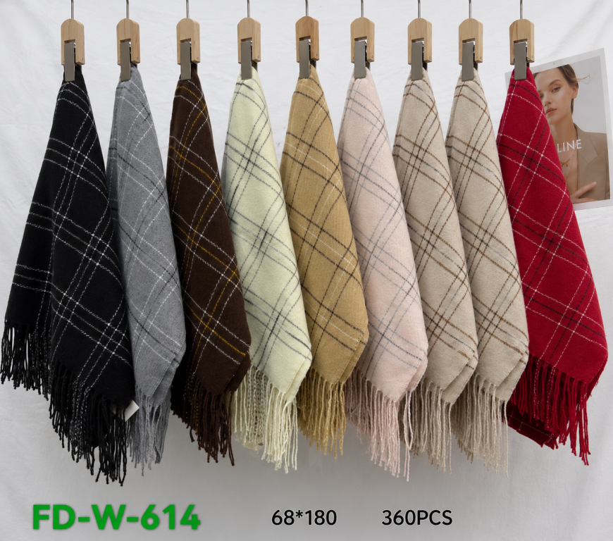 G Cachecol Modelo FD-W-614 Diversas Cores Pac C/12 UN, Colocar no Carrinho Somente Multiplos do Pac.