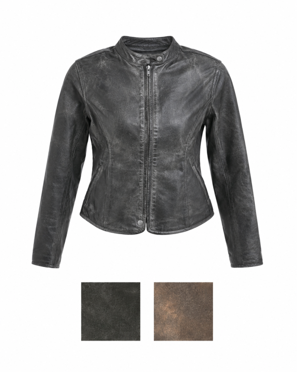 J Jaqueta Leather  Fem Ad 100% Poliester Div Cores CX/36 UN. *Coloque No Carrinho Somente Multiplos Da Caixa*