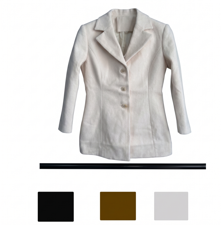 C Casaco de Lã Lis Blanc Fem Ad 100% Poliester Div Cores CX/18UN. *Coloque No Carrinho Somente Multiplos Da Caixa*