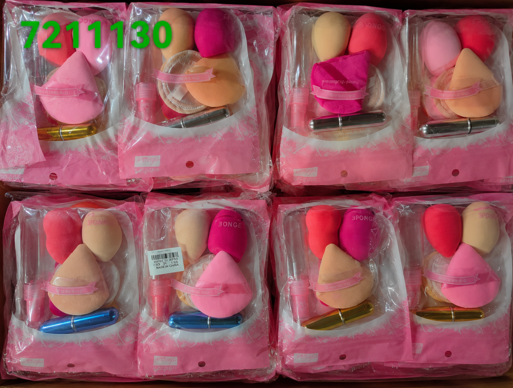 H Kit Esponjas+Dosador Perfume Mod.721130 Diversas Cores Pac C/12 UN, Colocar no Carrinho Somente Multiplos do Pac.