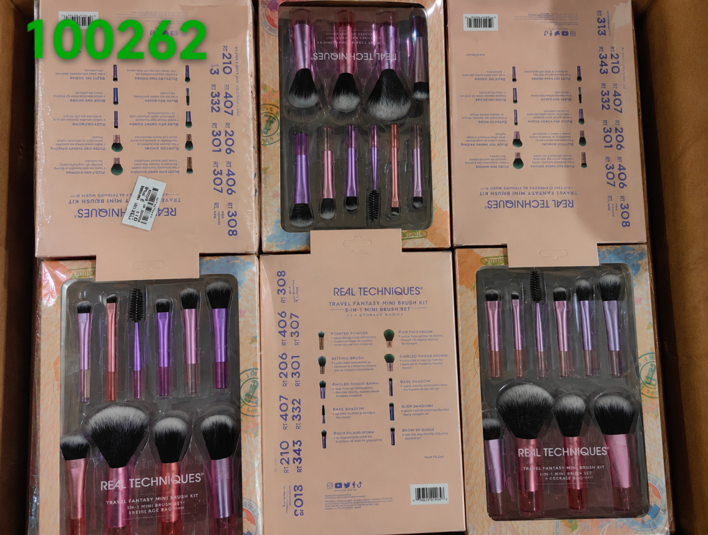 H Kit Pincel Maquiagem Mod.100262 Diversas Cores Pac C/12 UN, Colocar no Carrinho Somente Multiplos do Pac.