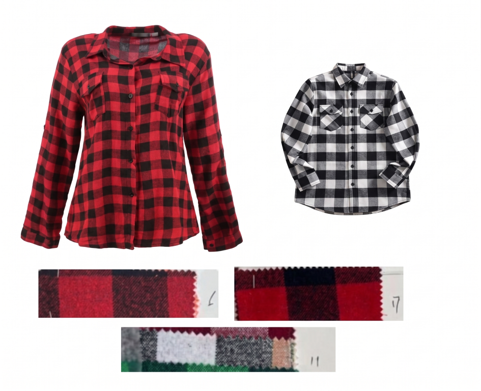 T Camisa Chess Fem Ad Flanela 80%Poliester 20%Algodão Div Cores CX/18UN.*Coloque No Carrinho Somente Múltiplos Da Caixa*