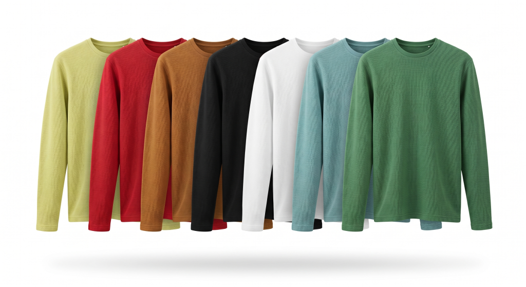B Blusa Longa Fem Ad Gola O 90%Poliamida 10%Elastano Div Cores CX/54UN. *Coloque No Carrinho Somente Múltiplos Da Caixa*