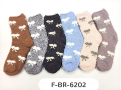 J - Meia Feminina Soft Mini Laços F-BR-6202 Diversas Cores Pac C/12, Colocar no Carrinho Somente Multiplos