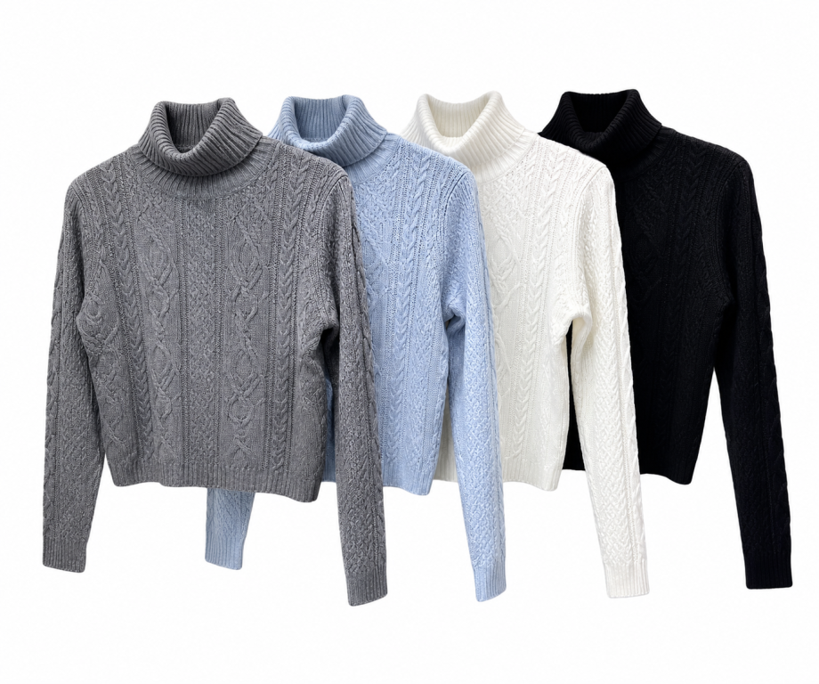 B Blusa Tricot Fem Ad 69,64%Viscose 30,36%Poliester Div Cores CX/30UN. *Coloque No Carrinho Somente Múltiplos Da Caixa*