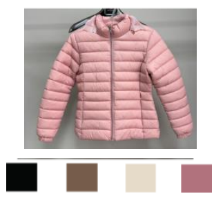 J Jaqueta Nylon C/Toca C/Pelo Inf 100% Poliamida Div Cores CX24 UN. *Coloque No Carrinho Somente Multiplos Da Caixa*