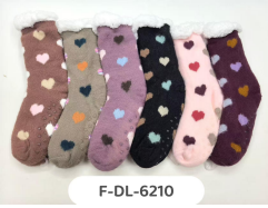 J - Meia Feminina Jardim dos Corações F-DL-6210 Diversas Cores Pac C/12, Colocar no Carrinho Somente Multiplos.