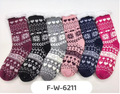 J - Meia Feminina Cristal de Amoras F-W-6211 Diversas Cores Pac C/12, Colocar no Carrinho Somente Multiplos.