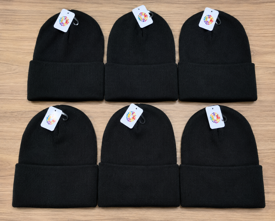 F - Gorro Clássico de Inverno MD-M-6002 Diversas Cores Pac C/12, Colocar no Carrinho Somente Multiplos do Pac.