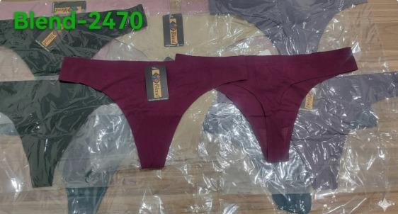 D - Calcinha Feminina Blend-2470 Diversas Cores Pac C/ 12 UN, Colocar no Carrinho Somente Múltiplos do Pac.