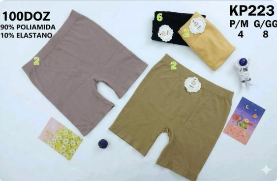 D - Shorts Feminino KP223 Diversas Cores Pac C/ 12 UN, Colocar no Carrinho Somente Múltiplos do Pac.