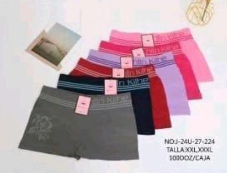 D - Cueca Feminina Boxer J-24U-27-224 Diversas Cores Pac C/12 UN, Colocar no Carrinho Somente Múltiplos do Pac