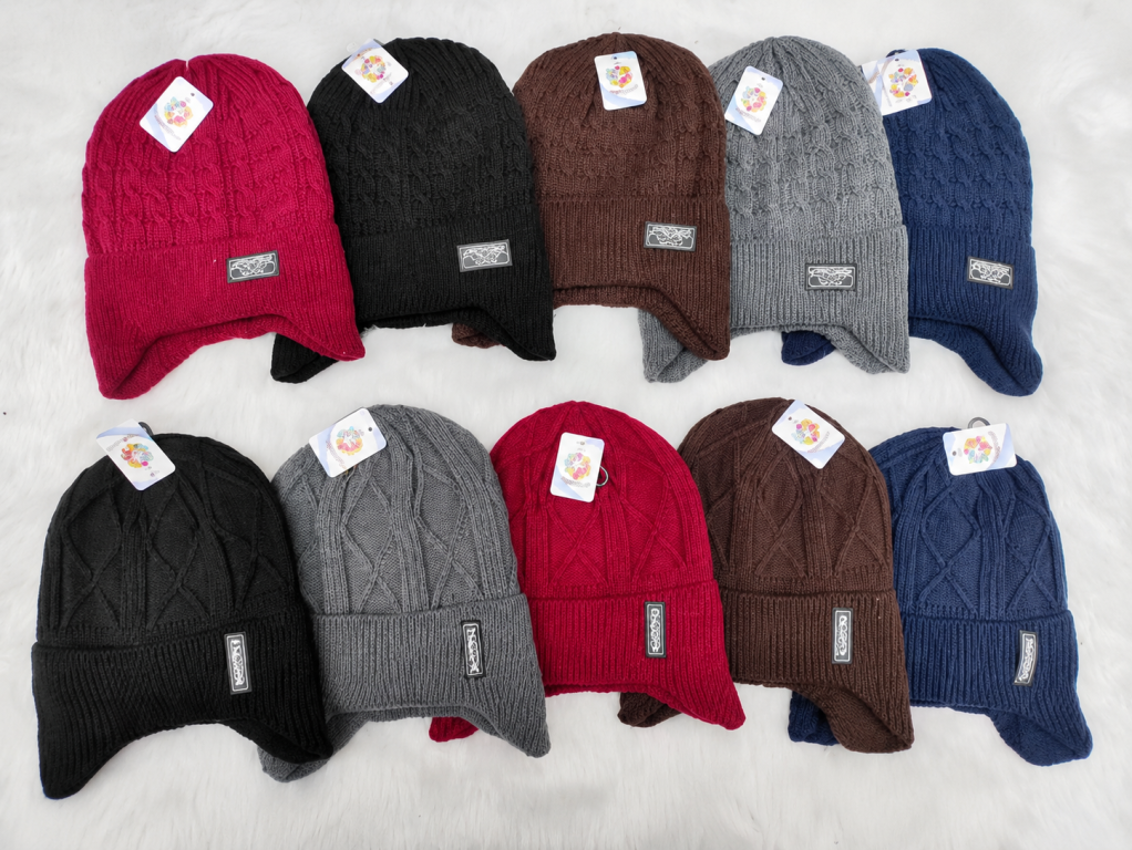 F - Gorro Masculino Diamond Knit MD-M-6011 Diversas Cores Pac C/12, Colocar no Carrinho Somente Multiplos do Pac.