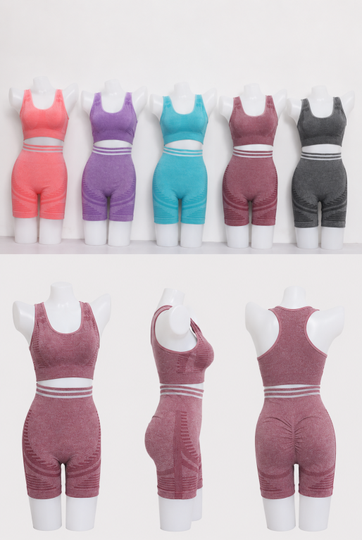 E - Conjunto Fitness Last Firt Ref: Y-012 Diversas Cores Pac C/12 Conj., Colocar no Carrinho Somente Multiplos do Pac.