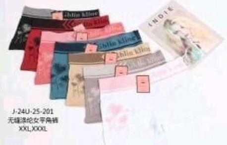 D - Cueca Feminina Boxer J-24U-25-201 Diversas Cores Pac C/12 UN, Colocar no Carrinho Somente Múltiplos do Pac