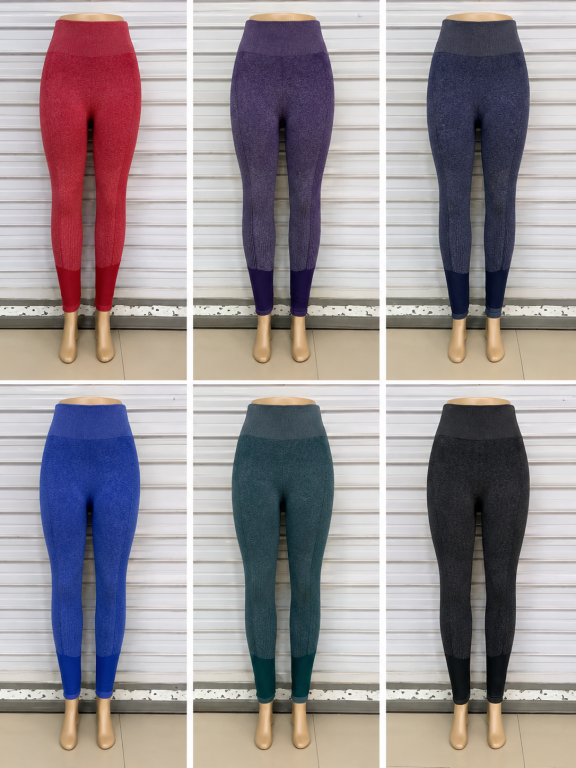 E - Calça Fitness FitGlass Ref:YJ-5980 Diversas Cores Pac C/12 UN, Colocar no Carrinho Somente Multiplos do Pac.