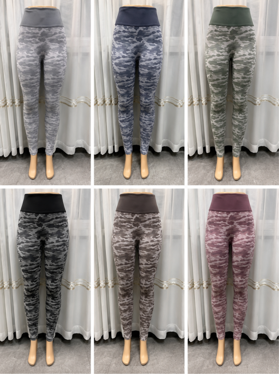 E - Calça Fitness  Smile Ref:YJ-7238 Div Cores Pac C/12 UN, Colocar no Carrinho Somente Multiplos do Pac.