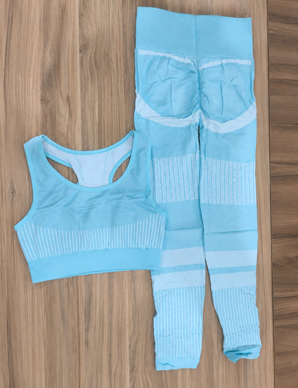 E - Conjunto Fitness Ref: LJ-24-13  Diversas Cores Pac C/12 Conj., Colocar no Carrinho Somente Multiplos do Pac.