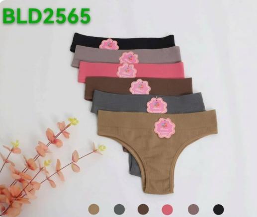 D - Calcinha Feminina BLD-2565 Diversas Cores Pac C/12 UN, Colocar no Carrinho Somente Múltiplos do Pac