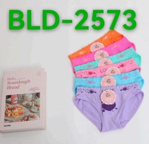 D - Calcinha Feminina Infantil BLD-2573 Diversas Cores Pac C/12 UN, Colocar no Carrinho Somente Múltiplos do Pac