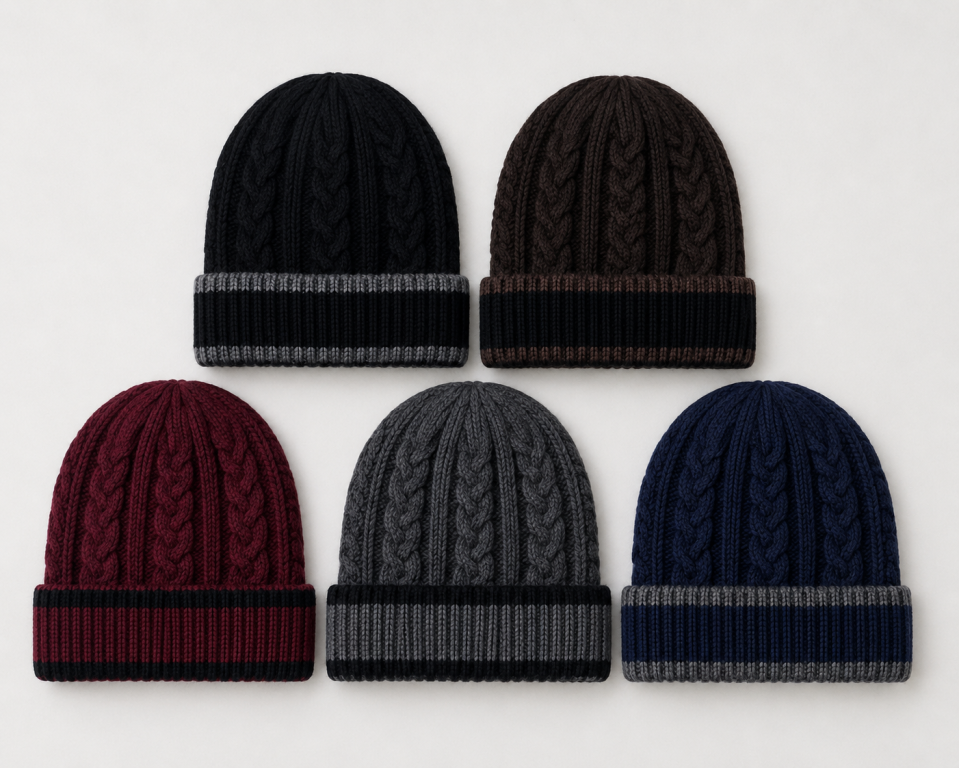 F - Gorro Masculino Tricô Premium M-DM-6031 Diversas Cores Pac C/12, Colocar no Carrinho Somente Multiplos do Pac.
