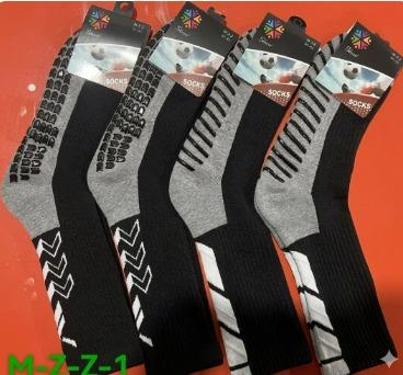 J - Meia Masculina de Futebol M-Z-Z-1 Diversas Cores Pac C/12 UN, Colocar no Carrinho Somente Múltiplos do Pac