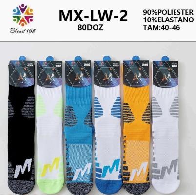 J - Meia Masculina MX-LW-2 Diversas Cores Pac C/12 UN, Colocar no Carrinho Somente Múltiplos do Pac