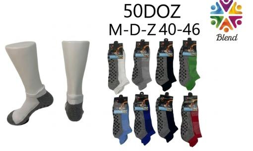 J - Meia Masculina M-D-Z 40-46 Diversas Cores Pac C/12 UN, Colocar no Carrinho Somente Múltiplos do Pac