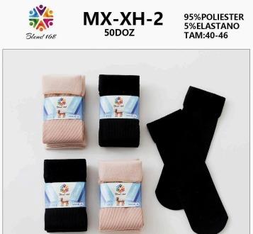 J - Meia Masculina MX-XH-2 Diversas Cores Pac C/12 UN, Colocar no Carrinho Somente Múltiplos do Pac