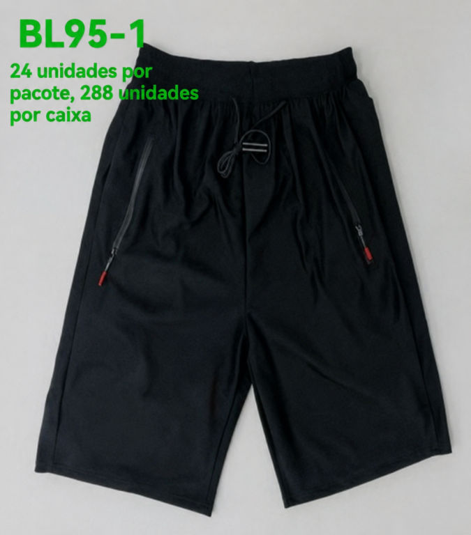 C - Bermuda Masculina Esportiva BL95-1 Diversas Cores Pac C/24, Colocar no Carrinho Somente Multiplos do Pac.