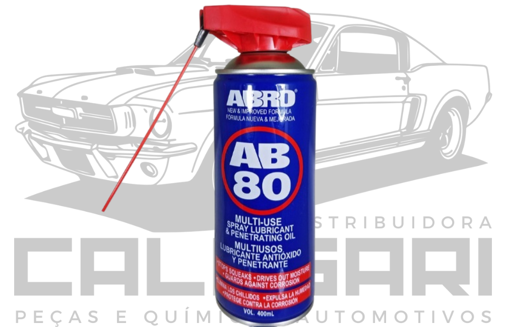 ABRO AB-80 SPRAY LUBRICANT 283 G - DESENGRIPANTE - LUBRIFICANTE SPRAY - 400 ML