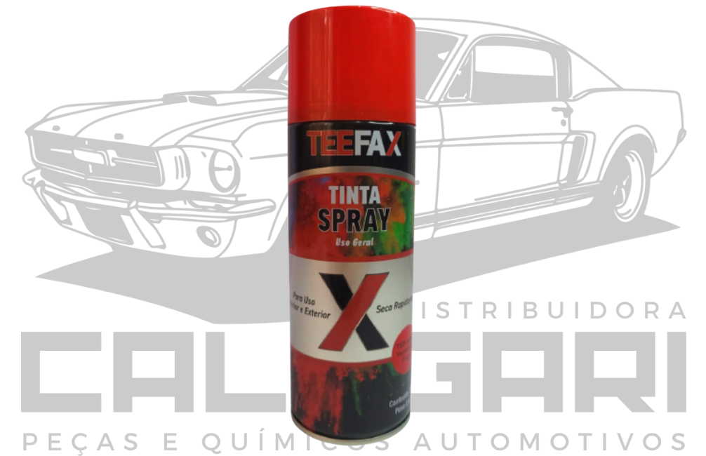 TEEFAX TSP-VMF - TINTA SPRAY VERMELHO FOGO - 350 ML