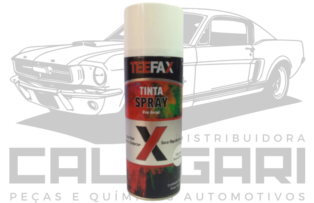 TEEFAX TSP-BRF - TINTA SPRAY BRANCO FOSCO - 350 ML