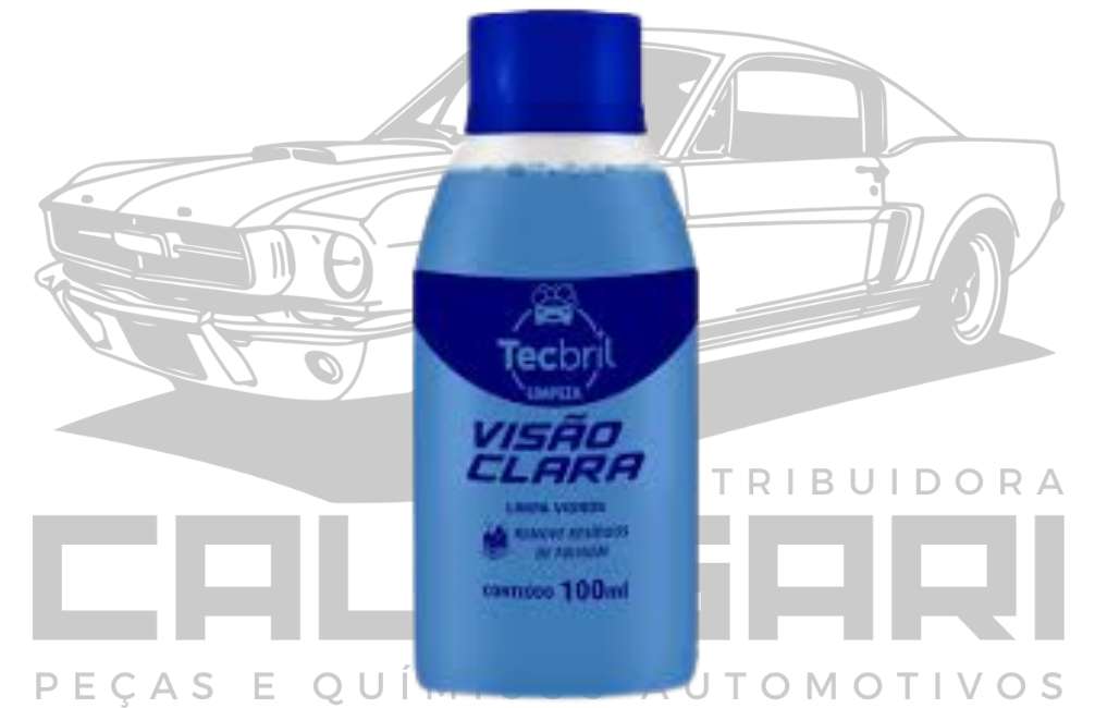 TECBRIL LIMPA VIDROS VISAO CLARA 100 ML
