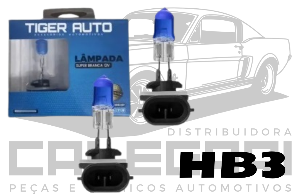 LAMPADA SUPER BRANCA 8500K HB3 12V/61W PR
