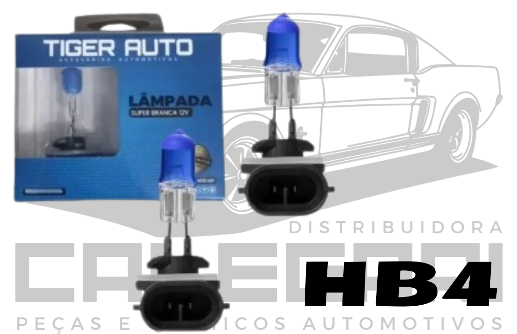LAMPADA SUPER BRANCA 8500K HB4 12V/50W PR