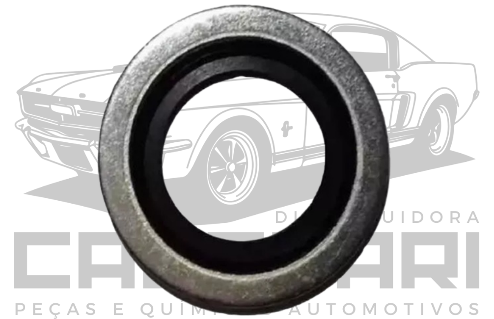 ARRUELA DO BUJAO RENAULT M 16 - METAL BORRACHA (LA-2801)