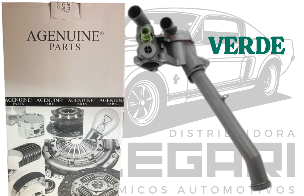 CARCACA + VALVULA TERMOSTATICA + SENSOR VERDE - VW VOYAGE G5 G6 FOX GOL POWER 1.6