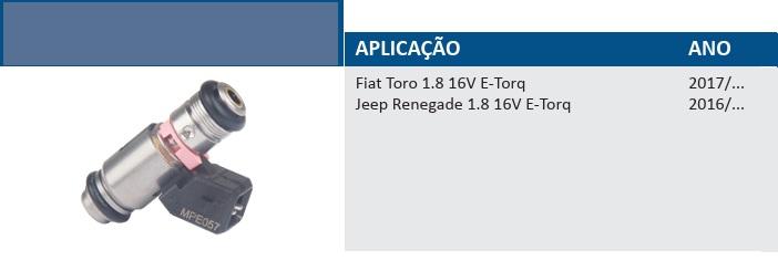 BICO INJETOR TORO 1.8 16V JEEP RENEGADE 1.8 (IPE057) - MAGNETI MARELLI
