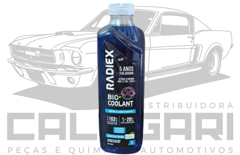 RADIEX RDX-18064 OCTAGEL 5 ANOS ADITIVO RADIADOR PRONTO USO AZUL - 1 LITRO