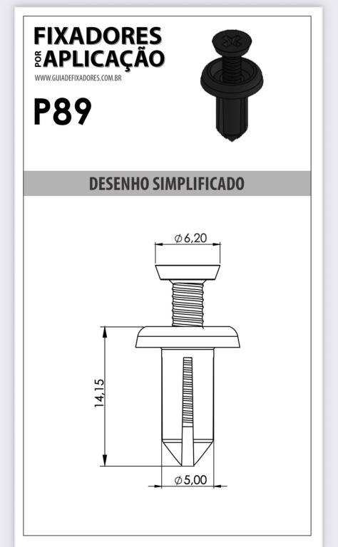 GRAMPO DE PRESAO PEQUENO COM CABEÇA PHILIPS MAZDA SUBARU TOYOTA