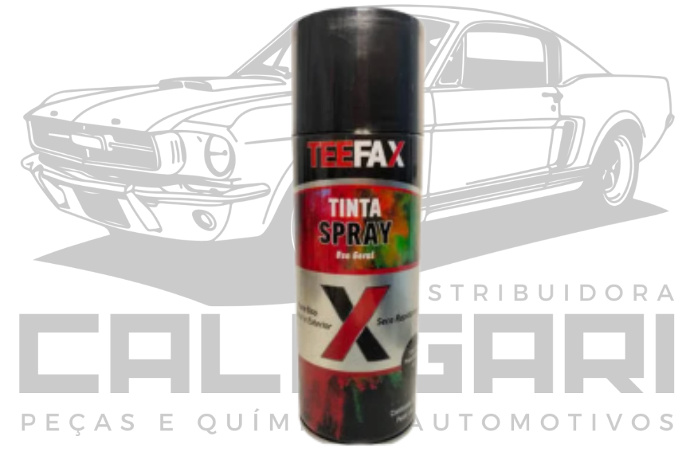 TEEFAX TSP-PRF - TINTA SPRAY PRETO FOSCO - 350 ML