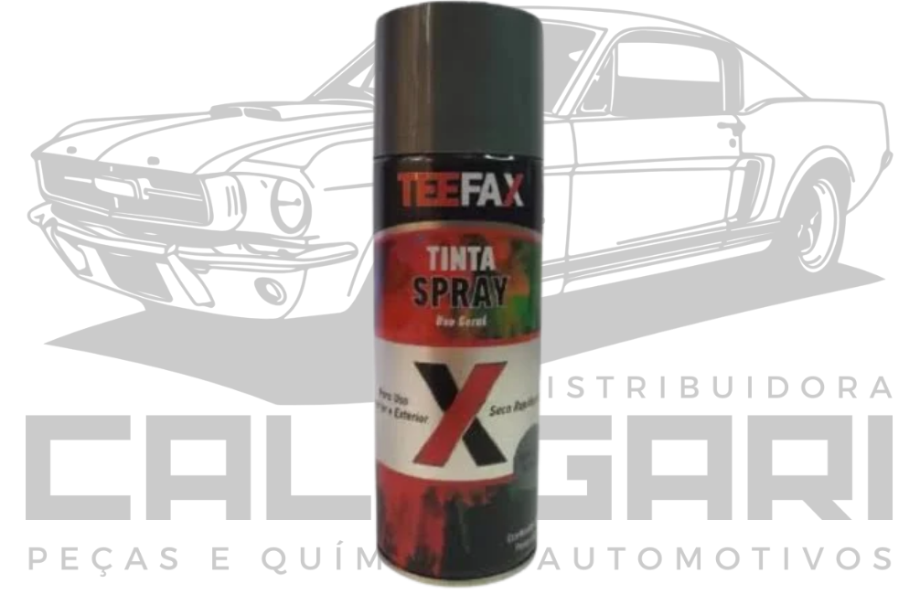 TEEFAX TSP-GRA - TINTA SPRAY PRETO GRAFITE - 350 ML