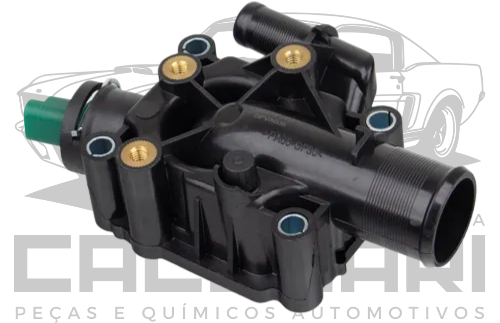 CARCACA + VALVULA TERMOSTATICA + SENSOR VERDE - CITROEN C3 AIRCROSS PEUGEOT 207 307 1.6 16V