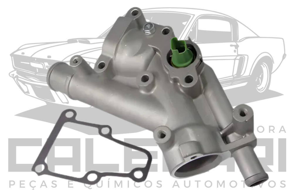 CARCACA VALVULA TERMOSTÁTICA PEUGETO 307 / C4 2.0 16V 2007-2014