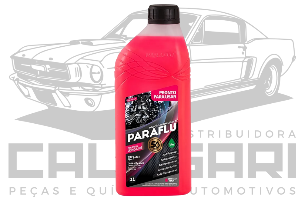 PARAFLU ECOFLU BIO ADITIVO RADIADOR PRONTO USO ROSA 10-3004 - 1 LITRO