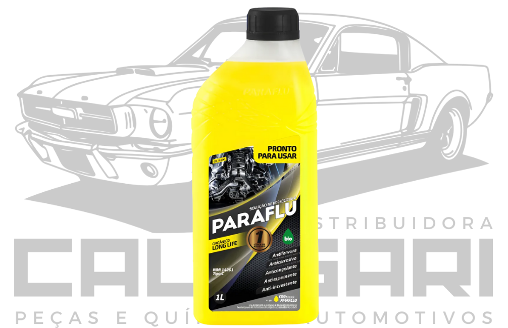 PARAFLU ECOFLU BIO ADITIVO RADIADOR PRONTO USO AMARELO 10-3047 - 1 LITRO