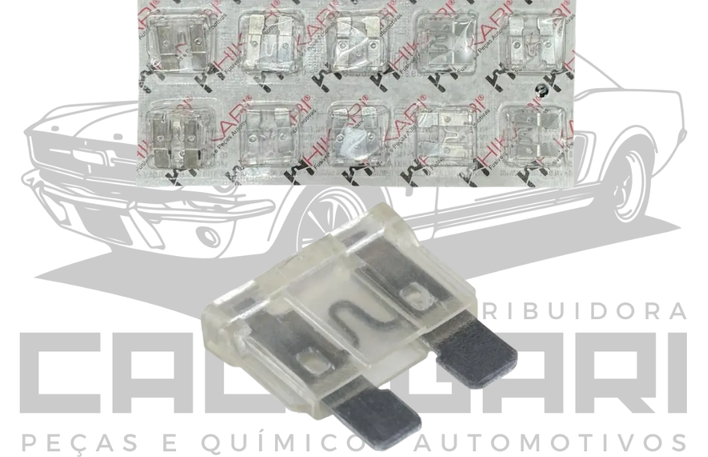 FUSIVEL LAMINA 25 AMPERES - BRANCO