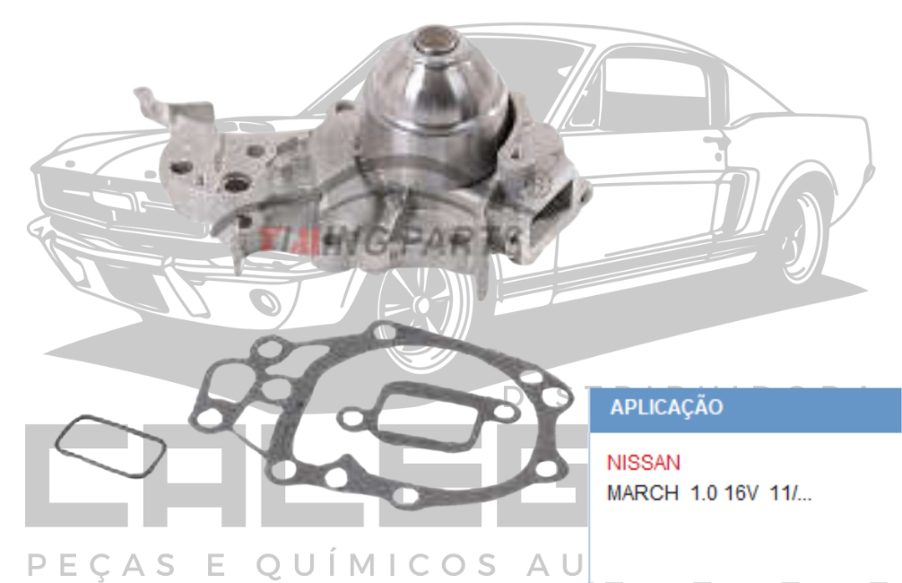 BOMBA DE AGUA NISSAN MARCH 1.0 16V
